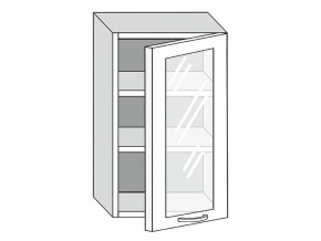 19.50.3 Шкаф настенный (h=913) на 500мм с 1-ой стекл. дверцей в Коркино - korkino.magazinmebel.ru | фото
