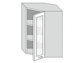 19.60.3у Шкаф настенный (h=913) угловой на 600мм со стекл. дверцей в Коркино - korkino.magazinmebel.ru | фото
