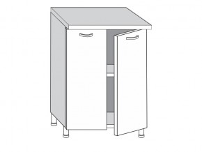 2.60.2 Шкаф-стол на 600мм с 2-мя дверцами в Коркино - korkino.magazinmebel.ru | фото