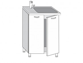 2.60.2мн Шкаф-стол на 600мм под накладную мойку с 2-мя дверцами в Коркино - korkino.magazinmebel.ru | фото