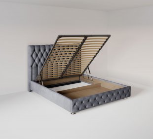 Кровать Версаль 1.2 м с подъемным механизмом в Коркино - korkino.magazinmebel.ru | фото - изображение 4