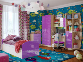 Детская комната Юниор-2 Фиолетовый металлик в Коркино - korkino.magazinmebel.ru | фото