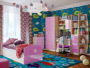 Детская комната Юниор-2 Сиреневый металлик в Коркино - korkino.magazinmebel.ru | фото - изображение 1