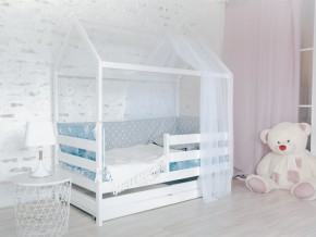 Детская кровать Домик Эко с ящиками белый в Коркино - korkino.magazinmebel.ru | фото - изображение 2
