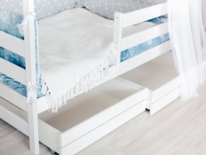 Детская кровать Домик Эко с ящиками белый в Коркино - korkino.magazinmebel.ru | фото - изображение 3