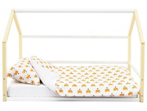 Детская кровать-домик Монтессори Svogen бежево-белый в Коркино - korkino.magazinmebel.ru | фото - изображение 7