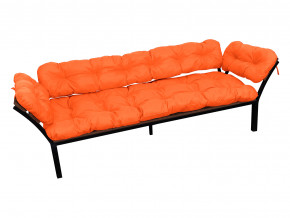 Диван Дачный с подлокотниками оранжевая подушка в Коркино - korkino.magazinmebel.ru | фото - изображение 1