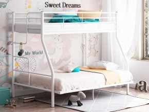 Двухъярусная кровать Гранада-3 140 белый в Коркино - korkino.magazinmebel.ru | фото - изображение 1