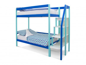 Двухъярусная кровать Svogen мятно-синий в Коркино - korkino.magazinmebel.ru | фото - изображение 1