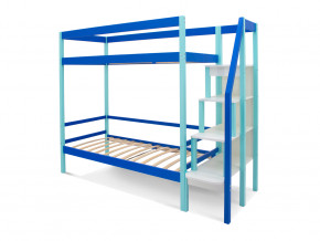Двухъярусная кровать Svogen мятно-синий в Коркино - korkino.magazinmebel.ru | фото - изображение 2