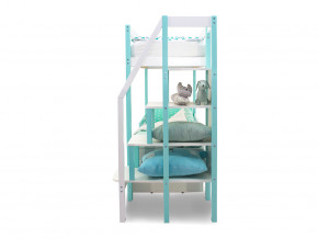 Двухъярусная кровать Svogen с ящиками мятно-белый в Коркино - korkino.magazinmebel.ru | фото - изображение 4