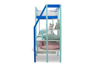 Двухъярусная кровать Svogen с ящиками мятно-синий в Коркино - korkino.magazinmebel.ru | фото - изображение 4