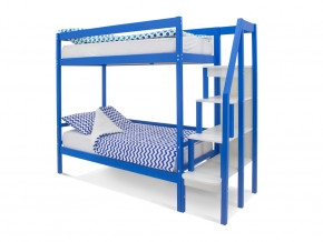 Двухъярусная кровать Svogen синий в Коркино - korkino.magazinmebel.ru | фото