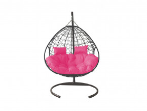 Кокон Для двоих с ротангом розовая подушка в Коркино - korkino.magazinmebel.ru | фото - изображение 1