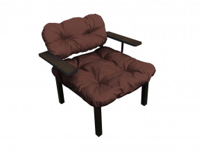 Кресло Дачное коричневая подушка в Коркино - korkino.magazinmebel.ru | фото - изображение 1