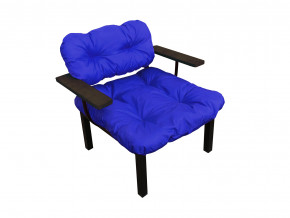 Кресло Дачное синяя подушка в Коркино - korkino.magazinmebel.ru | фото - изображение 1