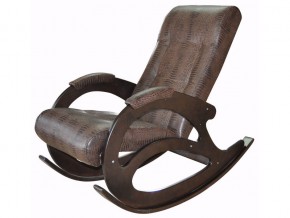 Кресло-качалка К 5/1 коричневый крокодил в Коркино - korkino.magazinmebel.ru | фото