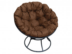 Кресло Папасан без ротанга коричневая подушка в Коркино - korkino.magazinmebel.ru | фото