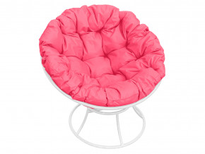 Кресло Папасан без ротанга розовая подушка в Коркино - korkino.magazinmebel.ru | фото