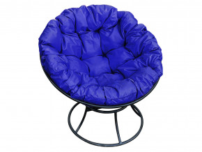 Кресло Папасан без ротанга синяя подушка в Коркино - korkino.magazinmebel.ru | фото - изображение 1