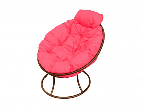 Кресло Папасан мини без ротанга розовая подушка в Коркино - korkino.magazinmebel.ru | фото - изображение 1