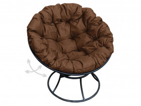 Кресло Папасан пружинка без ротанга коричневая подушка в Коркино - korkino.magazinmebel.ru | фото - изображение 1