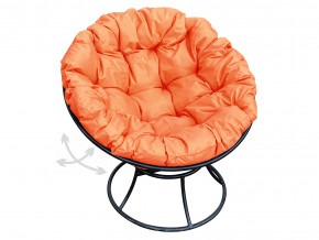 Кресло Папасан пружинка без ротанга оранжевая подушка в Коркино - korkino.magazinmebel.ru | фото