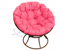 Кресло Папасан пружинка без ротанга розовая подушка в Коркино - korkino.magazinmebel.ru | фото