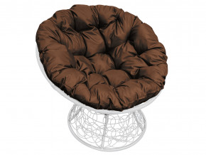 Кресло Папасан с ротангом коричневая подушка в Коркино - korkino.magazinmebel.ru | фото - изображение 1