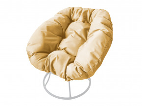 Кресло Пончик без ротанга бежевая подушка в Коркино - korkino.magazinmebel.ru | фото