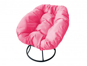Кресло Пончик без ротанга розовая подушка в Коркино - korkino.magazinmebel.ru | фото - изображение 1