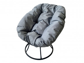 Кресло Пончик без ротанга серая подушка в Коркино - korkino.magazinmebel.ru | фото