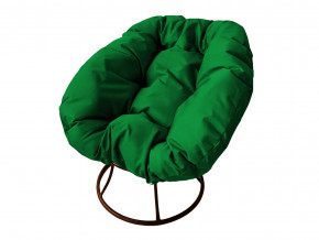 Кресло Пончик без ротанга зелёная подушка в Коркино - korkino.magazinmebel.ru | фото
