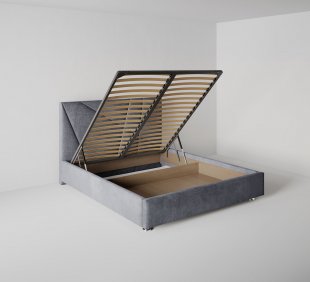Кровать Геометрия 1.2 м с подъемным механизмом в Коркино - korkino.magazinmebel.ru | фото - изображение 3
