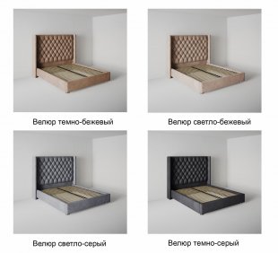 Кровать Версаль люкс 1.6 м с подъемным механизмом в Коркино - korkino.magazinmebel.ru | фото - изображение 7