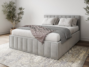 Кровать 1400 Лана серый велюр в Коркино - korkino.magazinmebel.ru | фото