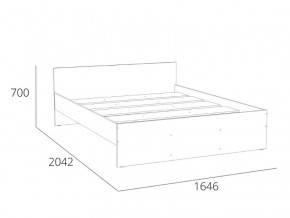 Кровать 1600 НМ 011.53 Симпл Белый Фасадный в Коркино - korkino.magazinmebel.ru | фото - изображение 4