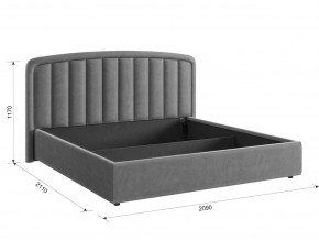 Кровать 1.8 Сиена-2 велюр латте в Коркино - korkino.magazinmebel.ru | фото - изображение 2
