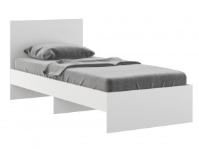 Кровать 900 Осло модуль М11 с настилом Лайт Белый в Коркино - korkino.magazinmebel.ru | фото
