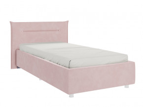 Кровать Альба 900 велюр нежно-розовый в Коркино - korkino.magazinmebel.ru | фото