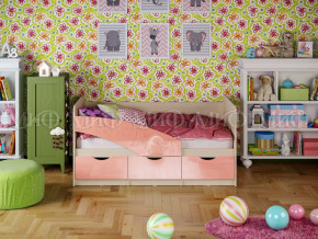 Кровать Бабочки 1600 Розовый металлик в Коркино - korkino.magazinmebel.ru | фото