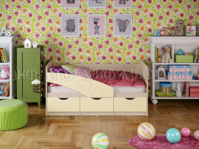 Кровать Бабочки 1600 Ваниль в Коркино - korkino.magazinmebel.ru | фото