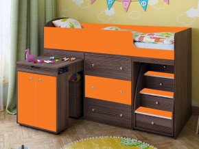 Кровать чердак Малыш 70х160 бодега-оранжевый в Коркино - korkino.magazinmebel.ru | фото