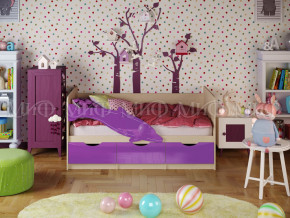 Кровать Дельфин-1 1800 Фиолетовый металлик в Коркино - korkino.magazinmebel.ru | фото