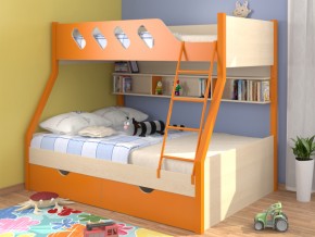 Кровать Дельта 20.02 оранжевая в Коркино - korkino.magazinmebel.ru | фото - изображение 1