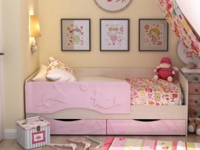 Кровать детская Алиса КР 812 розовая 1600 в Коркино - korkino.magazinmebel.ru | фото - изображение 1