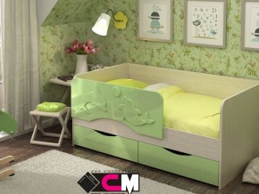 Кровать детская Алиса КР 812 зеленая 1600 в Коркино - korkino.magazinmebel.ru | фото
