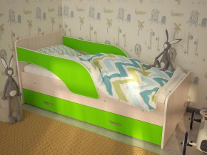 Кровать детская Максимка млечный дуб-лайм в Коркино - korkino.magazinmebel.ru | фото - изображение 1