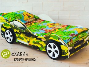 Кровать детская машина Хаки в Коркино - korkino.magazinmebel.ru | фото - изображение 2