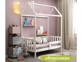 Кровать Домик Аист-1 Классика белый 1600х800 в Коркино - korkino.magazinmebel.ru | фото
